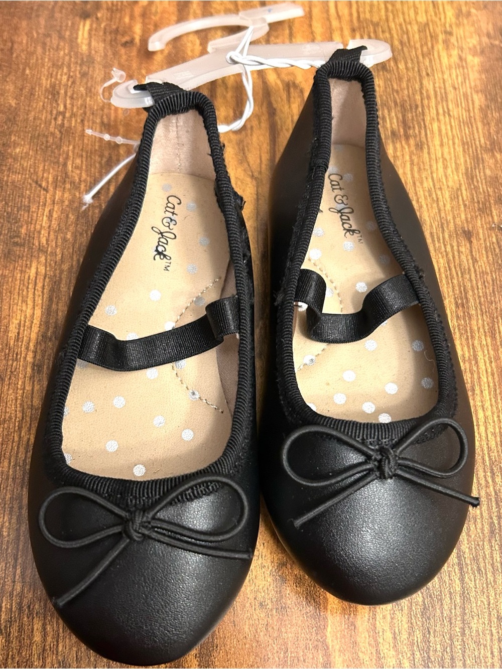Toddler Girls' Nora Slip-on Ballet Flats - Cat & Jack™ Black Size 7T - Picture 3 of 7